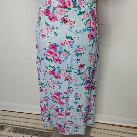 Zara floral midi dress size M - Picture 9 of 15